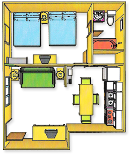 Room Style 2 Floorplan